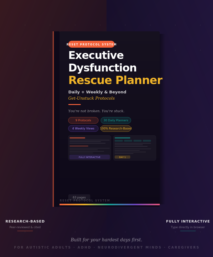 Executive Dysfunction Rescue Planner