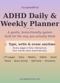 ADHD Daily & Weekly Planner