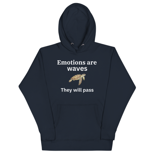 navy blazer Anxiety depression support hoodie emotional support fleece hoodie